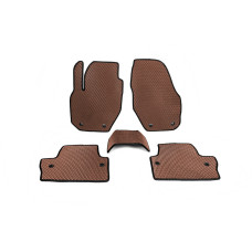 Килимки EVA (коричневі) для Volvo V60 2011-2018 рр