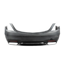 Задній бампер з дифузором S65 AMG (2018-2022) для мерседес S-сlass W222 рр