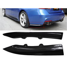 Задние накладки Flap DPT (Черный Глянец) для бмв 3 серия F30/F31 2012-2019 гг