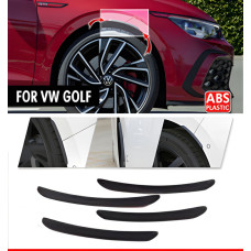 Накладки на арки DPT (4 шт чорні) для Volkswagen Golf 7/E-Golf