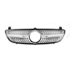 Передня решітка Diamond Silver (2004-2010) для мерседес Vito W639 рр