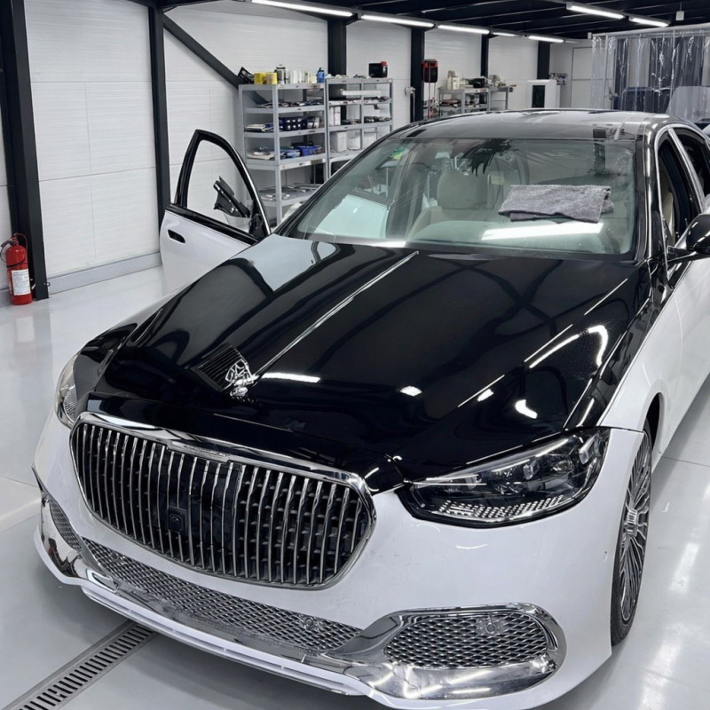 Комплект рестайлінга в W223 Maybach (з дверними ручками і вставками) для Mercedes S-сlass W221 2005-2013 рр