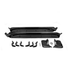 Боковые Подножки V2 Черный для Lexus LX570/450d 2008-2022 гг