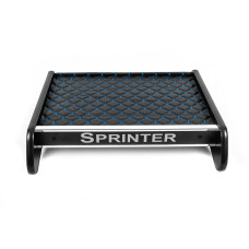 Полиця на панель (Чорна з синьою ниткою) для мерседес Sprinter W907/W910 2018- рр