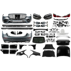 Комплект рестайлінга в W223 AMG Line (з дверними ручками і вставками) для мерседес S-сlass W221 2005-2013 рр