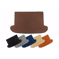 Килимок в багажник (7-ми місний/АКПП/Навісна педаль газу Мексика Allspace Коричневий) для Volkswagen Tiguan 2016-2023 рр