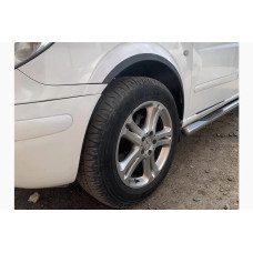Накладки на арки (4 шт, чорні) для мерседес Viano 2004-2014 рр