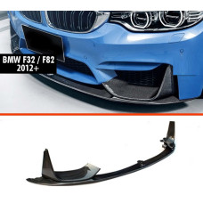 Передня Lip накладка DPT V-3 (Для M3 F80 чорний глянець) для бмв 3 серія F30/F31 2012-2019 рр