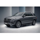 Бокові пороги Bosphorus Black (2 шт., алюміній) для Mercedes GLE/ML сlass W166 2011-2018 рр