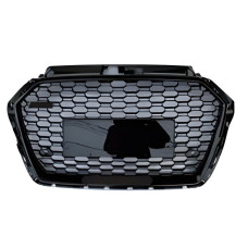 Передня решітка RS-style (2016-2020 без лого чорна) для Ауди A3 рр