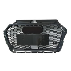 Передня решітка RS-style (2016-2020 чорно-сіра) для Ауди A3 рр