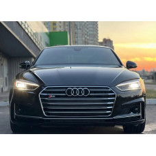 Передня решітка S-style (2016-2019 чорна) для Ауди A5 рр