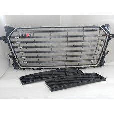 Передня решітка S-style (2014-2020 чорна) для Ауди ТТ рр