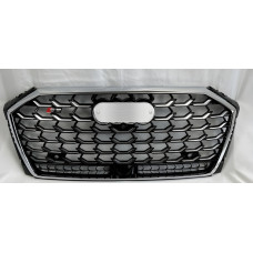 Передня решітка S-Style (2022-2025 хром з чорним) для Ауди A8 2018- рр