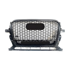 Передня решітка RSQ-Style з написом Quattro (2012-2017 чорна) для Ауди Q5 рр