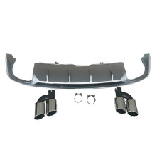 Задній дифузор з насадками S-Style (2016-2019) для Ауди A5 рр