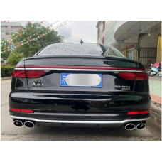 Задній дифузор з насадками S-Style (2022-2025) для Ауди A8 2018- рр