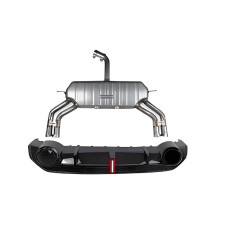 Задній дифузор з насадками RS-Style для Ауди A3 2020- рр