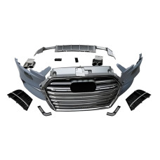 Передній бампер RS-Style V-2 (HB/SD 2016-2020) для Ауди A3 рр