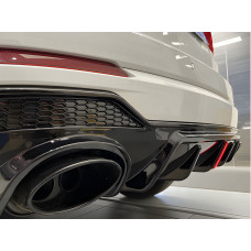 Задній дифузор з насадками QRS-Style для Ауди Q3 2019- рр