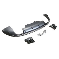 Задній дифузор з насадками QS-Style для Ауди Q5 2008-2017 рр