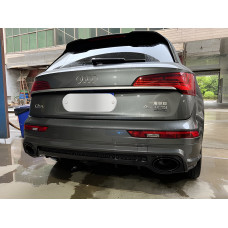 Задній дифузор з насадками QRS-Style для Ауди Q5 2008-2017 рр