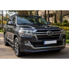 Передня накладка 2016-2026 (Executive 2019) Чорний колір для Toyota Land Cruiser 200 рр