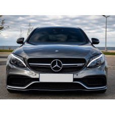 Передній бампер в зборі (AMG C63-designs 2014-2018) для мерседес C-сlass W205 рр