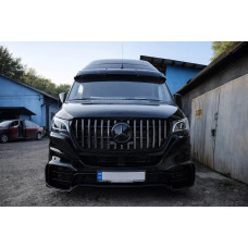 Передній бампер з решіткою V2 (AMG) для мерседес Sprinter W907/W910 2018- рр