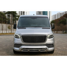 Передній бампер з решіткою (Maybach) для мерседес Sprinter W907/W910 2018- рр