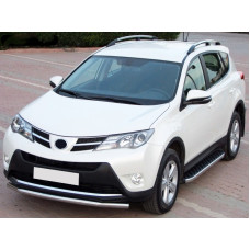 Бокові пороги BlackLine (2 шт алюміній) для Toyota Rav 4 2013-2018 рр