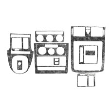 Накладки на панель Титан для Volkswagen Touran 2003-2010 рр