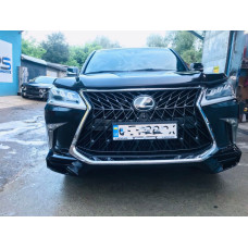Передній дифузор TRD (2016-2021) Чорний колір для Lexus LX570/450d рр