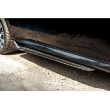 Накладки на пороги Carbon V3 (Натуральный карбон) для бмв X5 G05 2019–2026 гг