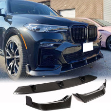 Накладка на передний бампер Карбон (M-Sport) для бмв X7 G07 2019- гг