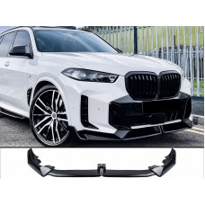 Передня Lip накладка Paradigm V-5 (для M-Sport 2023-, чорний глянець) для бмв X5 G05 2019-2026 рр