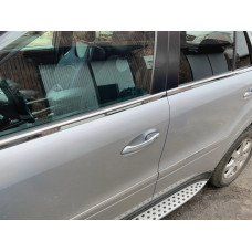 Зовнішня окантовка вікон (4 шт, нерж) OmsaLine - Італійська нержавійка для мерседес ML W164 2005-2011 рр