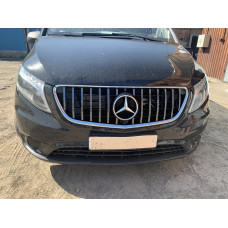 Передня решітка GT Panamericana Chrome (2014-2023 для Vito W447) для мерседес Vito/V-class W447 2014- рр