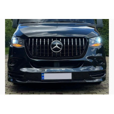 Передня решітка Panamericana GT Chrome Premium V2 (З рамкою) для мерседес Sprinter W907/W910 2018- рр