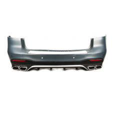 Задній бампер з дифузором GLE63 AMG (для GLE) для мерседес GLE/ML сlass W166 2011-2018 рр