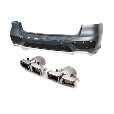 Задній бампер в зібраному вигляді (стиль AMG ML63 для ML) для мерседес GLE/ML сlass W166