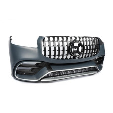 Передній бампер в зібраному вигляді AMG GLS63 для мерседес GLS X167 2019- рр