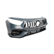 Передній бампер в зібраному вигляді AMG A45 для мерседес A-сlass W177 2018- рр
