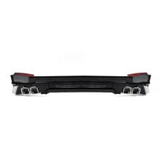 Накладка на задній бампер Modelista V3 (2017-) Білий колір для Toyota Land Cruiser Prado 150 2009-2023 рр