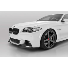 Накладка на передній бампер DPT Lip V-3 (Для M-Performance чорний глянець) для бмв 5 серія F10/F11 2010-2016 рр
