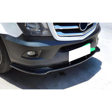 Передня Lip накладка DPT (чорний глянець) для мерседес Sprinter W906 2006-2018 рр