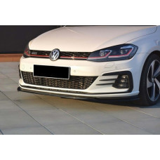 Передня Lip накладка DPT V-2 (для GTI 2017-2019 чорний глянець) для Volkswagen Golf 7/E-Golf рр