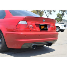 Задній дифузор DPT (2001-2006 чорний глянець) для бмв 3 серія E46 рр