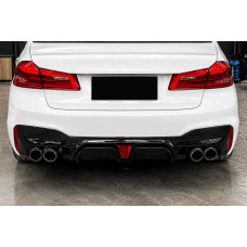 Задній дифузор DPT (для M-Sport/M5 F90, чорний глянець) для бмв 5 серія G30/G31 2017-2023 рр