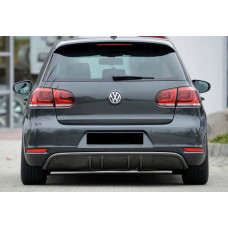 Задній дифузор DPT V-3 (для GTI чорний глянець) для Volkswagen Golf 6 2008-2014 рр